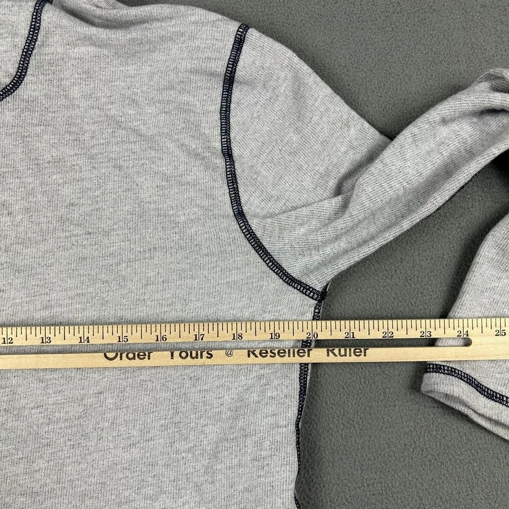 Tommy Bahama Hoodie Mens Small Gray Long Sleeve Lightweight Marlin Logo Pullover - Picture 6 of 7